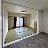 マンション：大阪府茨木市　Ｎ様邸　内装工事：和室とダイニングの間仕切壁の撤去