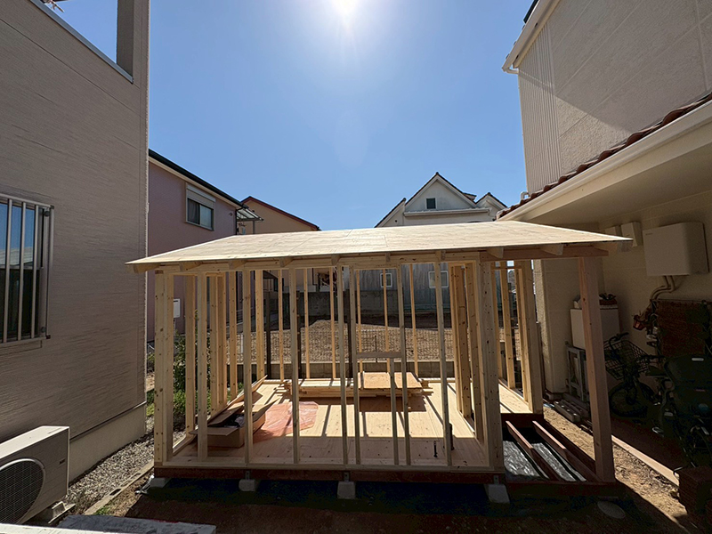 野地板まで完成