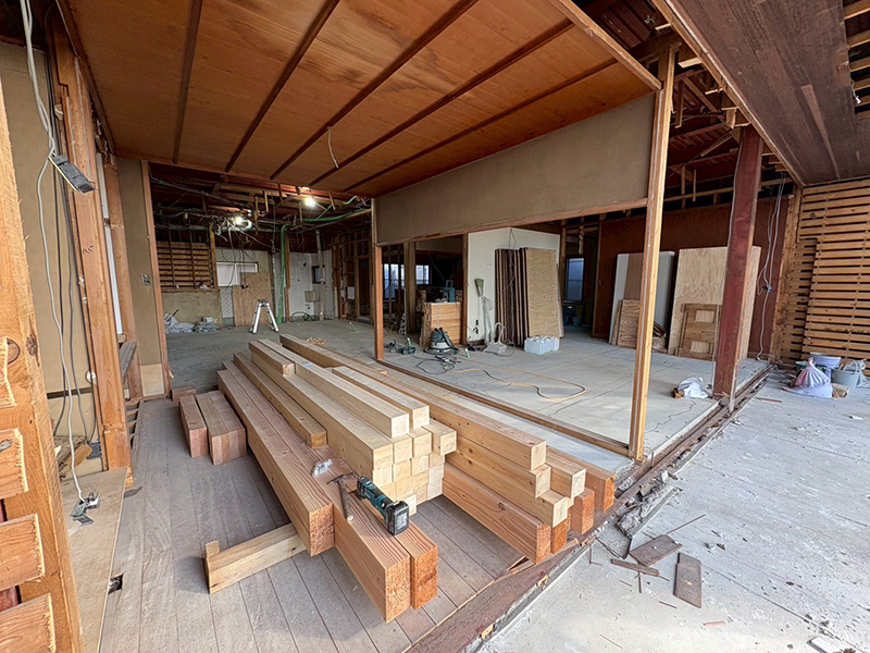 新設間仕切り下地