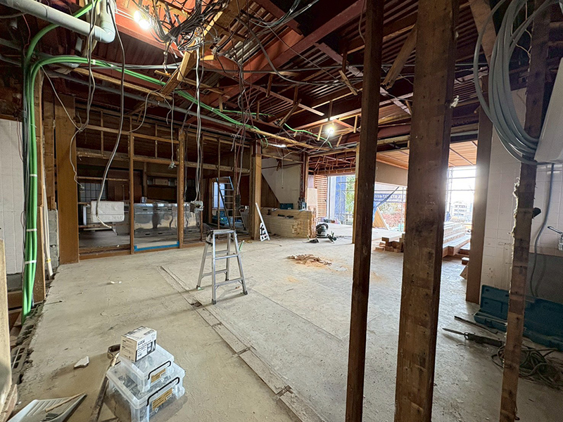 新設間仕切り下地