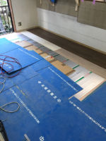 ダイニング床暖房工事